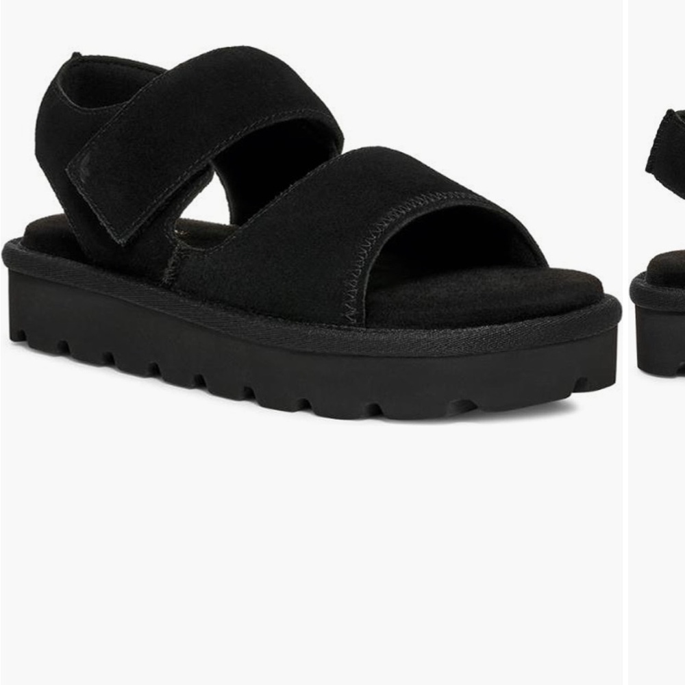 Koolaburra Black Platform Sandals